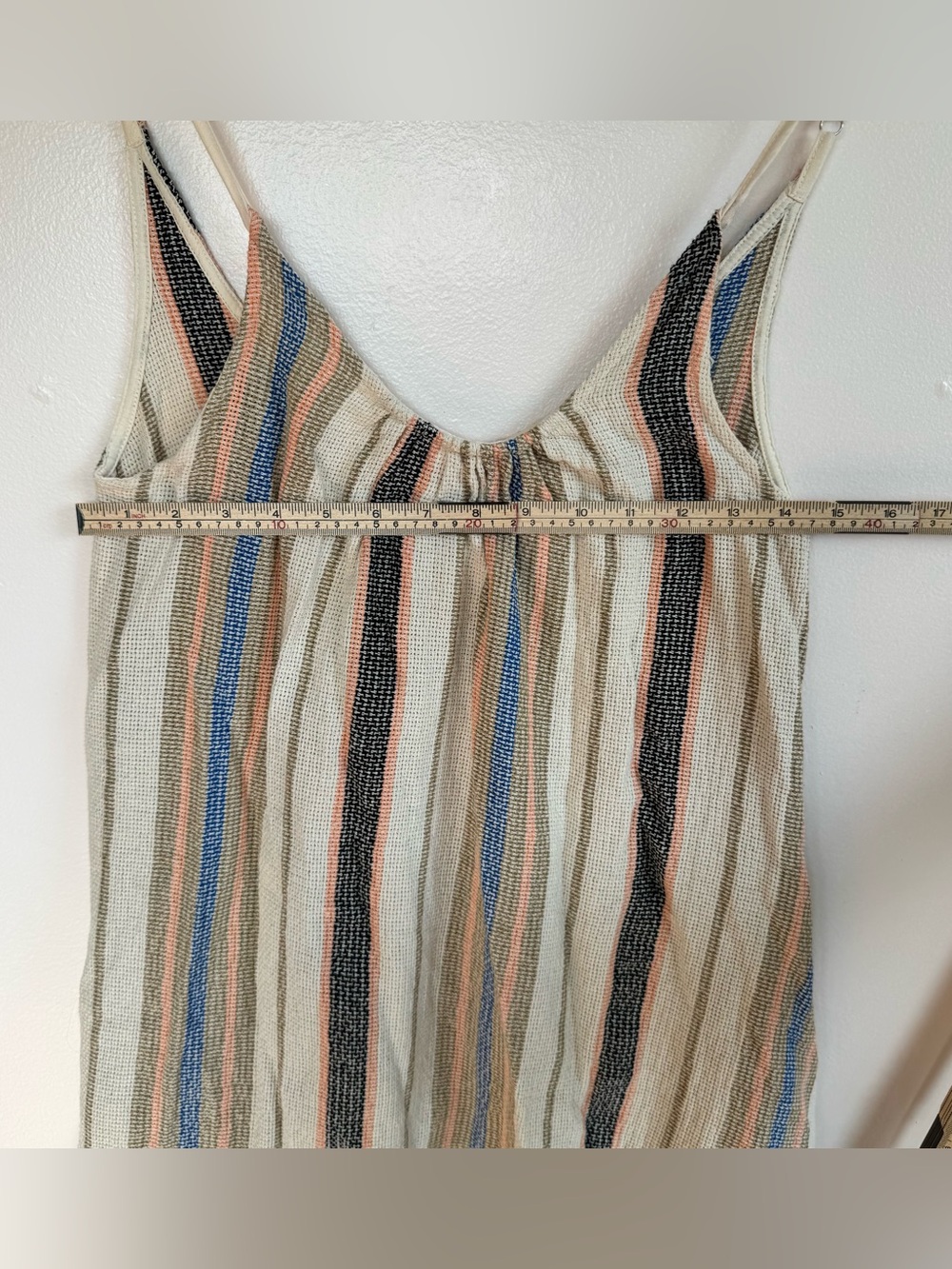 Elan 100% Cotton Minimalist Coastal Beach Cover-Up Dress - XS - Picture 5 of 8